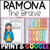 Ramona the Brave Novel Study with GOOGLE Slides