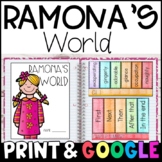 Ramona's World Novel Study with GOOGLE Slides