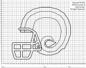 Rams Helmet Mystery Picture (4-Quadrants) by Anthony and Linda Iorlano