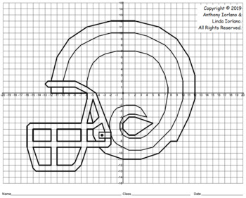 Rams Helmet Mystery Picture (4-Quadrants) by Anthony and Linda Iorlano