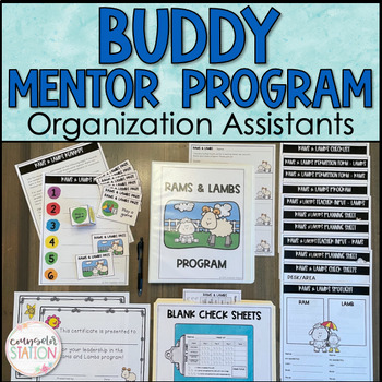 Preview of Student Buddy Mentor Program Teaching Organization Skills School Counseling