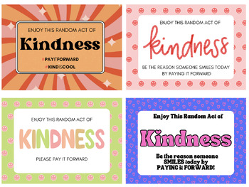 Preview of Random Act of Kindness Card