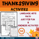Thanksgiving Activities | Thanksgiving Random Acts of Kind
