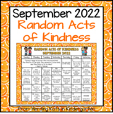 Random Acts Of Kindness Calendar September 2022