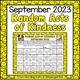 Random Acts Of Kindness Calendar September 2023