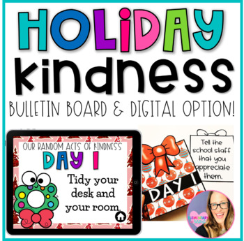 Preview of Random Acts of Kindness Bulletin Board with DIGITAL Option