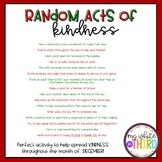 Random Acts of Kindness- December Challenge