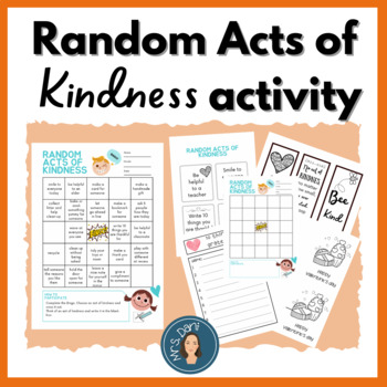 Random Acts of Kindness Activity by Hey Mrs Dani | TPT