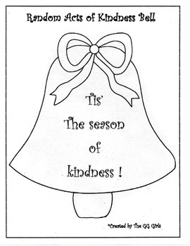 Random Acts of Kindness Bell by The GG Girls | TPT