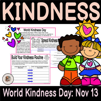 Preview of Kindness Day Cinquian Poem and Bulletin Board Display FREEBIE