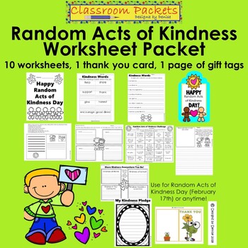 Random Acts of Kindness Packet by Designz by Denise | TpT