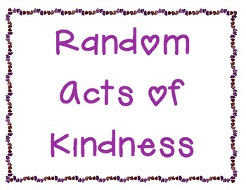random acts of kindness posters