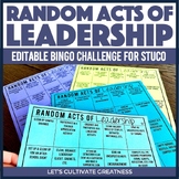 Random Acts of Leadership - Kindness Bingo - Kindness Week