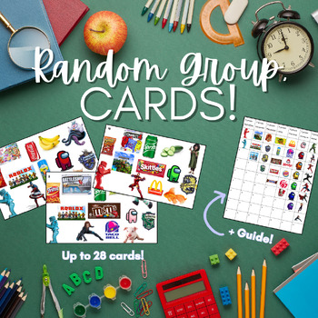 Preview of Random Grouping Cards (Building Thinking Classrooms)