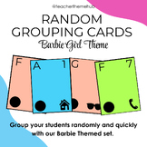 Random Grouping & Partner Cards (Barbie Theme)