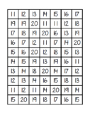 Random Number Practice 11-20