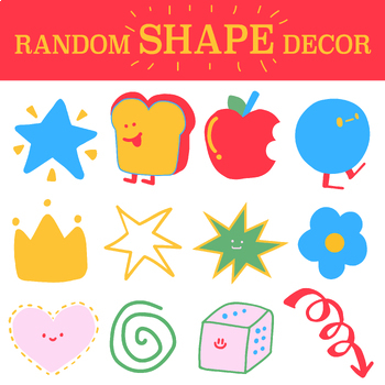 Preview of Random SHAPE Clipart (full pack)