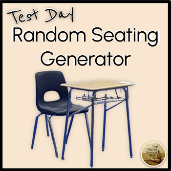 Preview of Random Seating Generator - Test Day Prep For Any Classroom