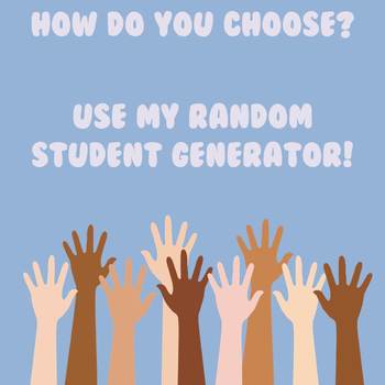 Preview of Random Student Generator (Student Picker)