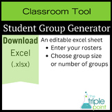 Random Student Group Generator - Excel