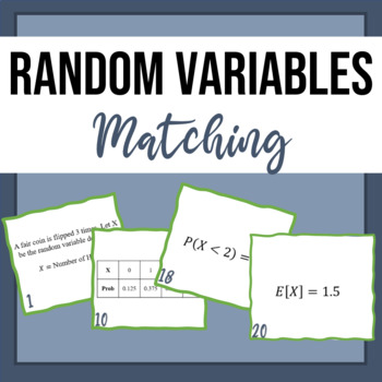 Preview of Random Variables