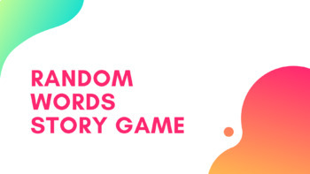 Preview of Random Words Story Game
