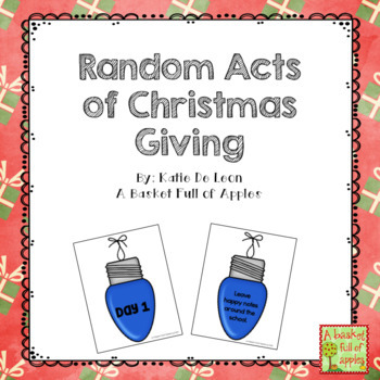 Preview of Random Acts of Christmas Kindness