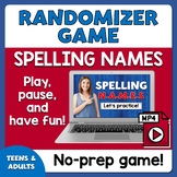 Randomizer Game: Spelling Names - The Alphabet | ESL Game 