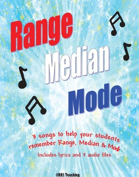 Preview of Range, Median & Mode Songs