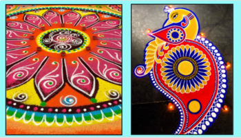 rangoli designs peacock images clipart