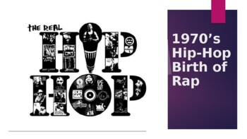 Preview of Rap/Hip-Hop History 1970s