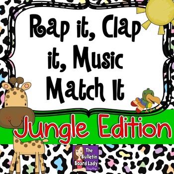 Preview of Rap It, Clap It, Music Match It:  Jungle Edition