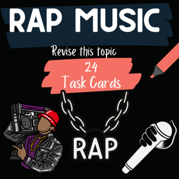 Preview of Rap Music Task Cards