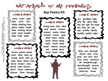 Preview of Rap Poetry Kit for Primary and Middle School
