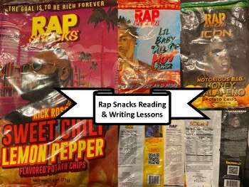 Preview of Rap Snacks Lessons and Worksheets