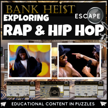 Preview of Rap and Hip Hop Music Escape Room