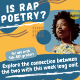 Rap vs Poetry: A Musical Literacy Unit