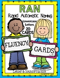 Rapid Automatic Naming (RAN) Fluency Cards / Lowercase Letters