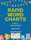 Rapid Word Chart Level J