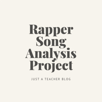 Preview of Rapper Song Analysis Project