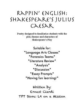 Preview of Rappin' English: Shakespeare's Julius Caesar