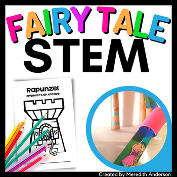 Preview of Rapunzel Fairy Tale STEM Activity ⚙️ Engineering ⚙️ Rapunzel Escapes the Tower
