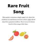 Rare Fruit Song