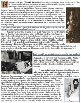 Preview of Rasputin Biography and Source Analysis