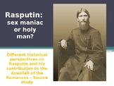 Russia: Rasputin - Historical Perspectives - Source Study