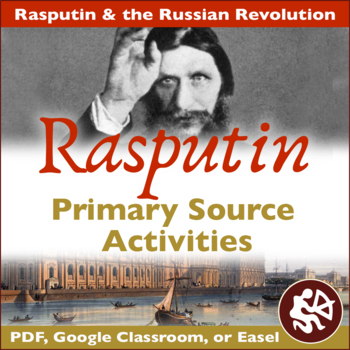 Preview of Rasputin Primary Source Activities | World History