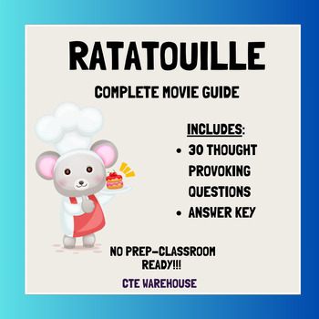 Preview of Ratatouille Comprehensive Movie Guide + Answer Key