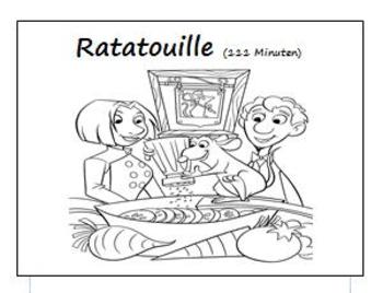 Preview of Ratatouille (German) Comprehension booklet