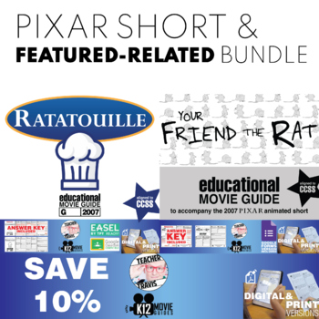 Preview of Ratatouille + Pixar Short Your Friend the Rat Movie Guide Bundle | SAVE 10%