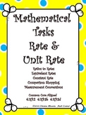 Rate and Unit Rate:  Mathematical Tasks  Constant Speed, C
